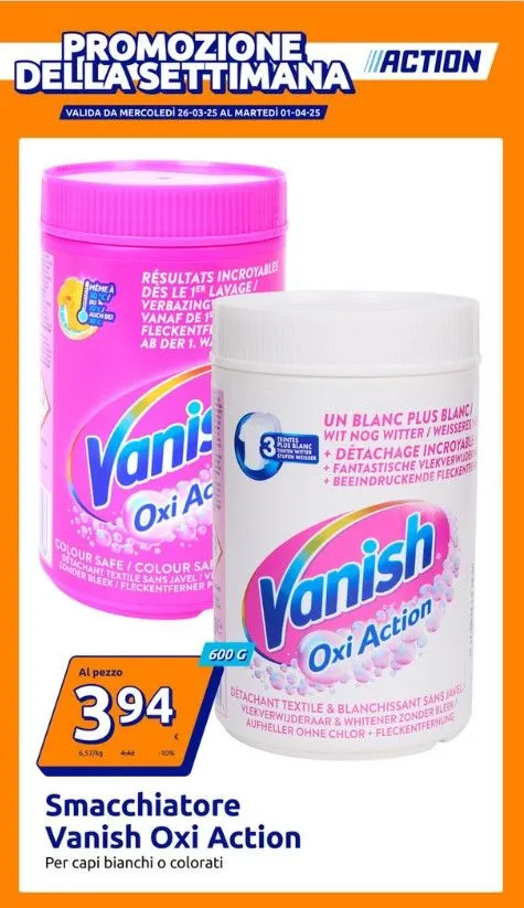 Oferte Action da 26 marzo a 1 aprile di 2025 - Pagina del volantino 1