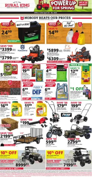 Weekly ad Rural King Deals from April 24 to April 30 2025 - Page 