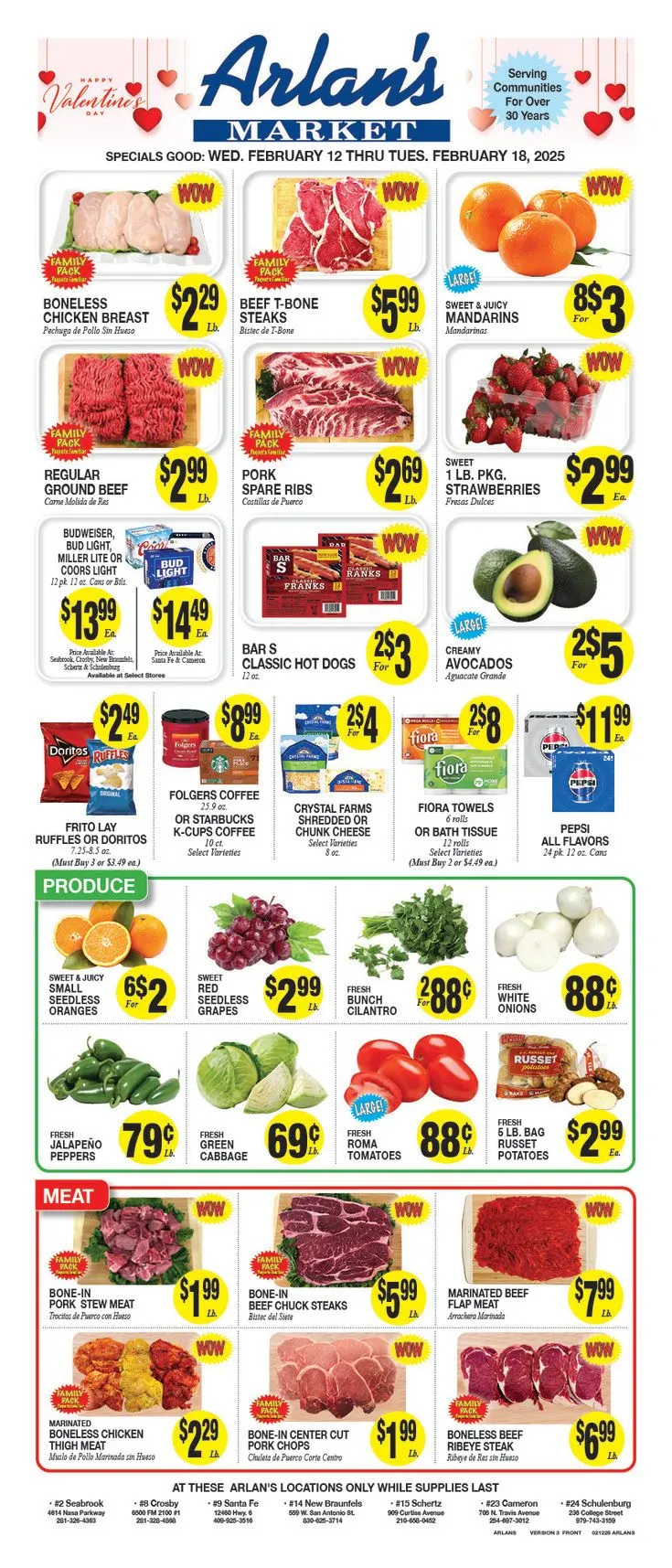 Weekly ad Arlan's Market Sales from February 12 to February 18 2025 - Page 