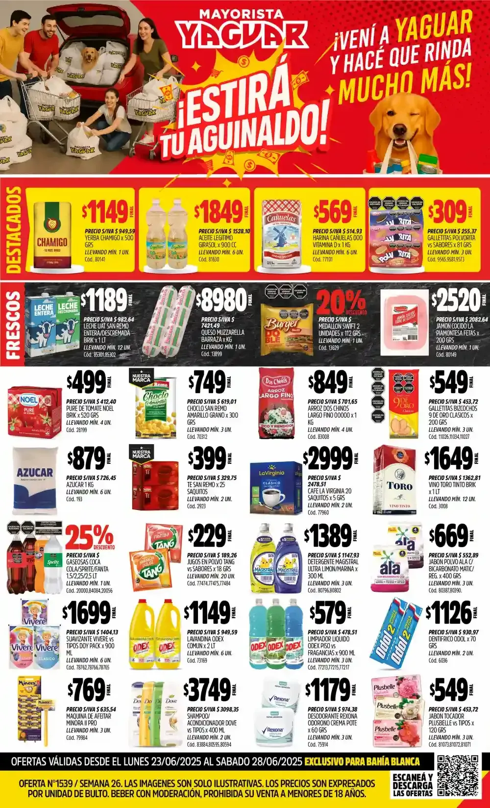 Ofertas de Ofertas Yaguar  23 de junio al 28 de junio 2025 - Página  del catálogo