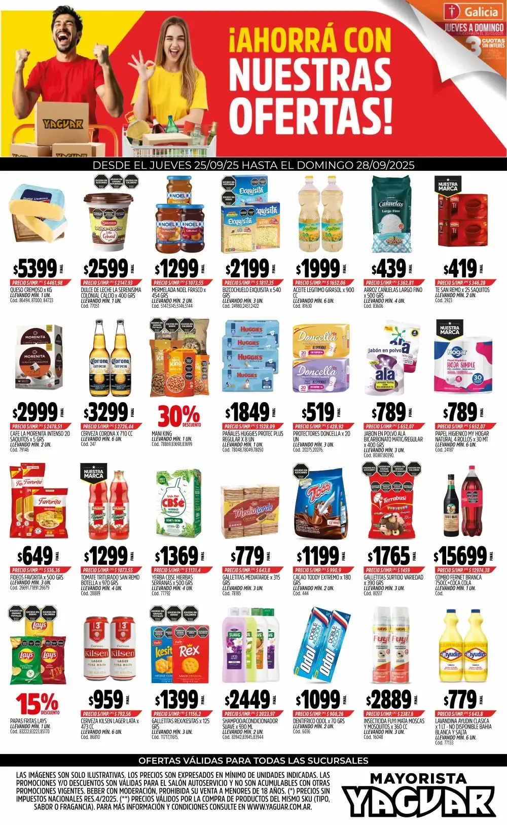 Ofertas de Yaguar Ofertas 25 de septiembre al 29 de septiembre 2025 - Página  del catálogo