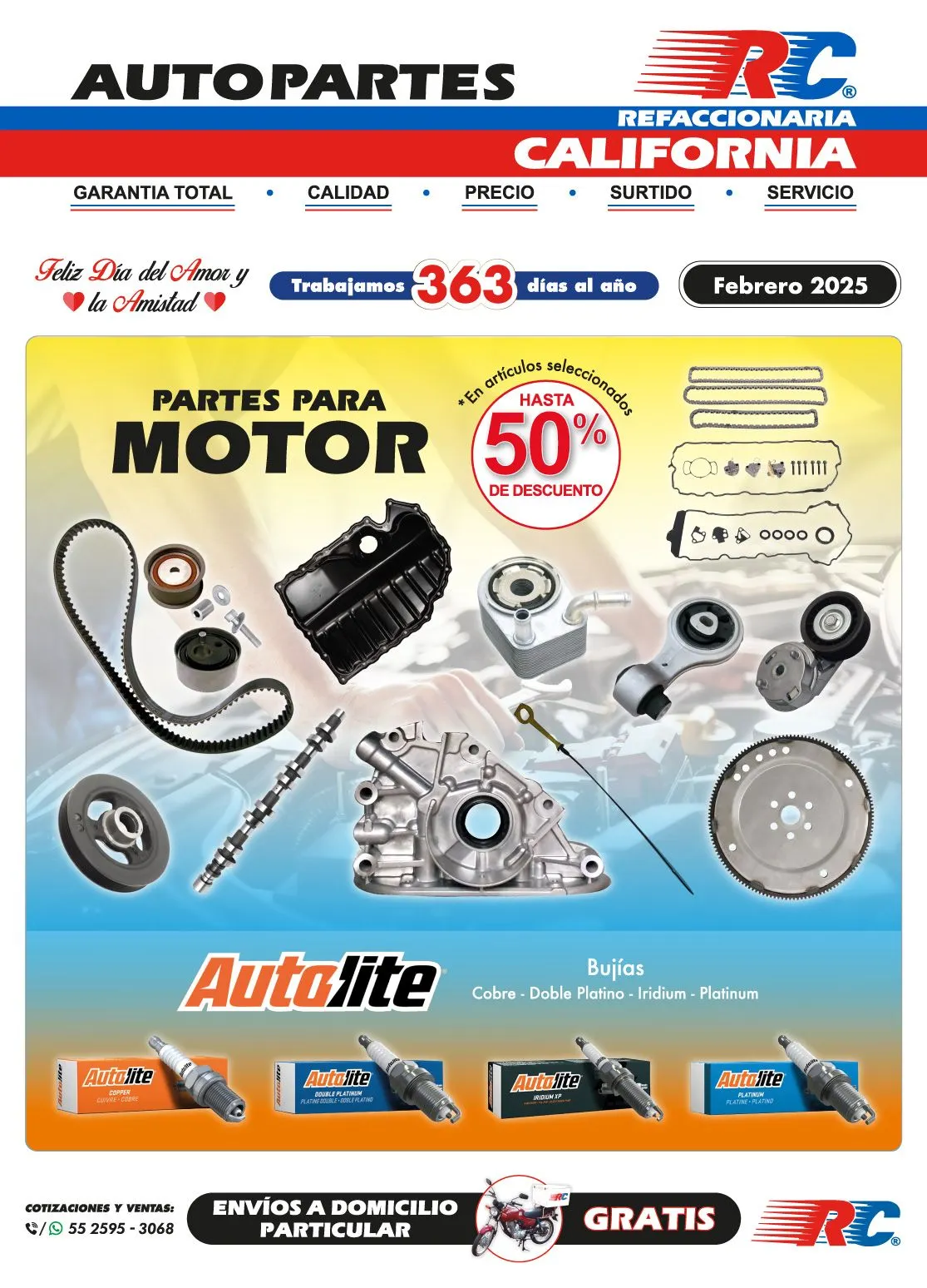 Catálogo de Refaccionaría California Ofertas semanales 3 de febrero al 28 de febrero 2025 - Pagina 