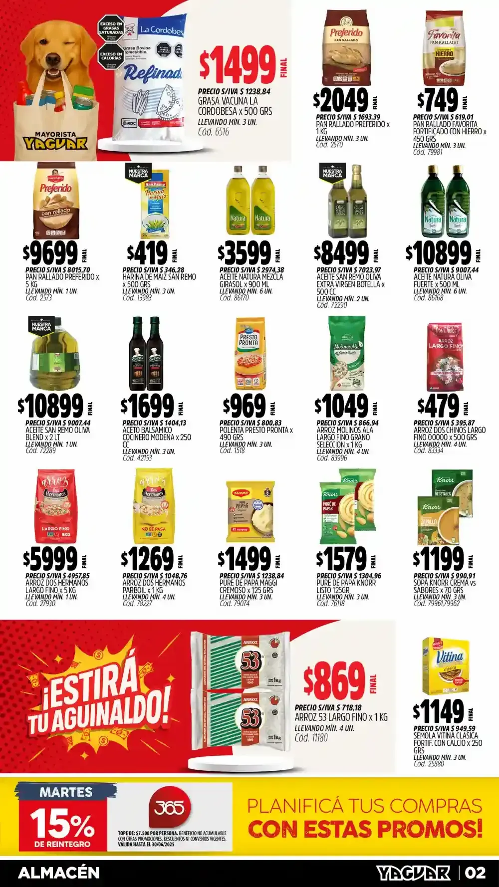 Ofertas de Ofertas Yaguar 23 de junio al 28 de junio 2025 - Página 2 del catálogo