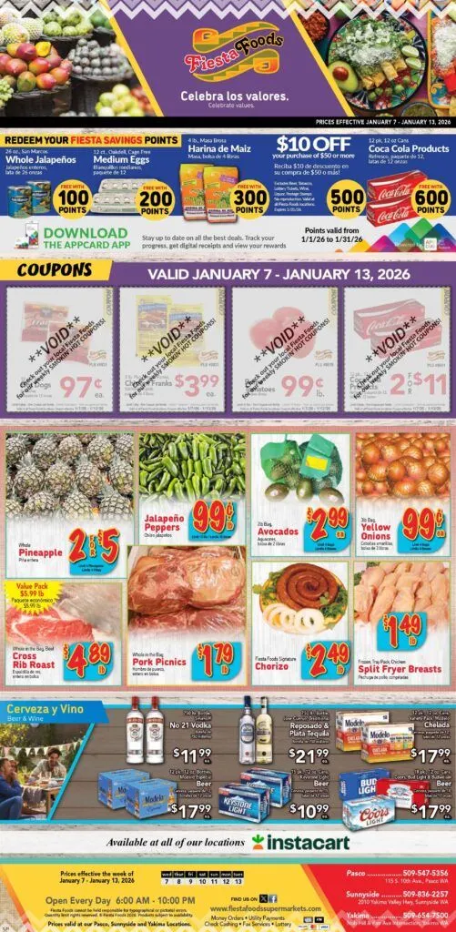 Weekly ad Fiesta Foods SuperMarkets Sales from January 7 to January 13 2026 - Page