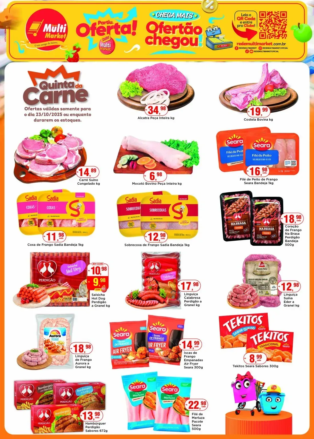 Encarte de Folhetos Rede Multi Market 23 de outubro até 23 de outubro 2025 - Pagina
