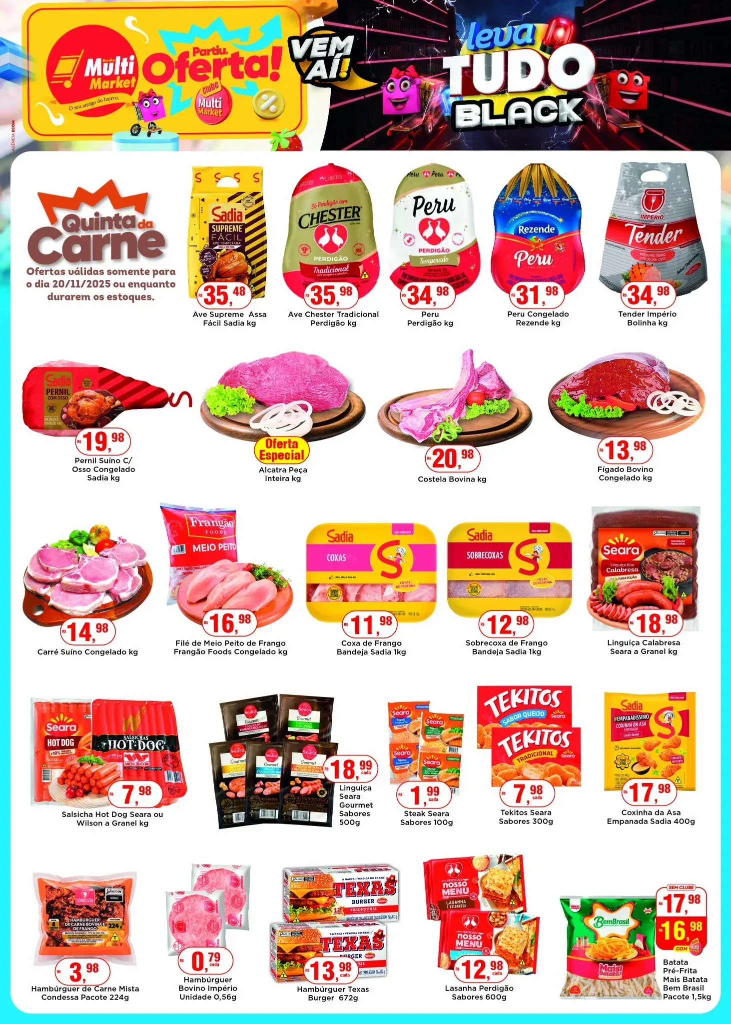 Encarte de Rede Multi Market Ofertas 20 de novembro até 23 de novembro 2025 - Pagina 1