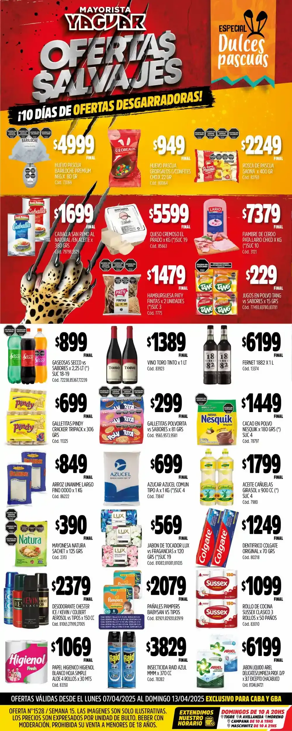 Ofertas de Yaguar Ofertas 10 de abril al 16 de abril 2025 - Página 2 del catálogo