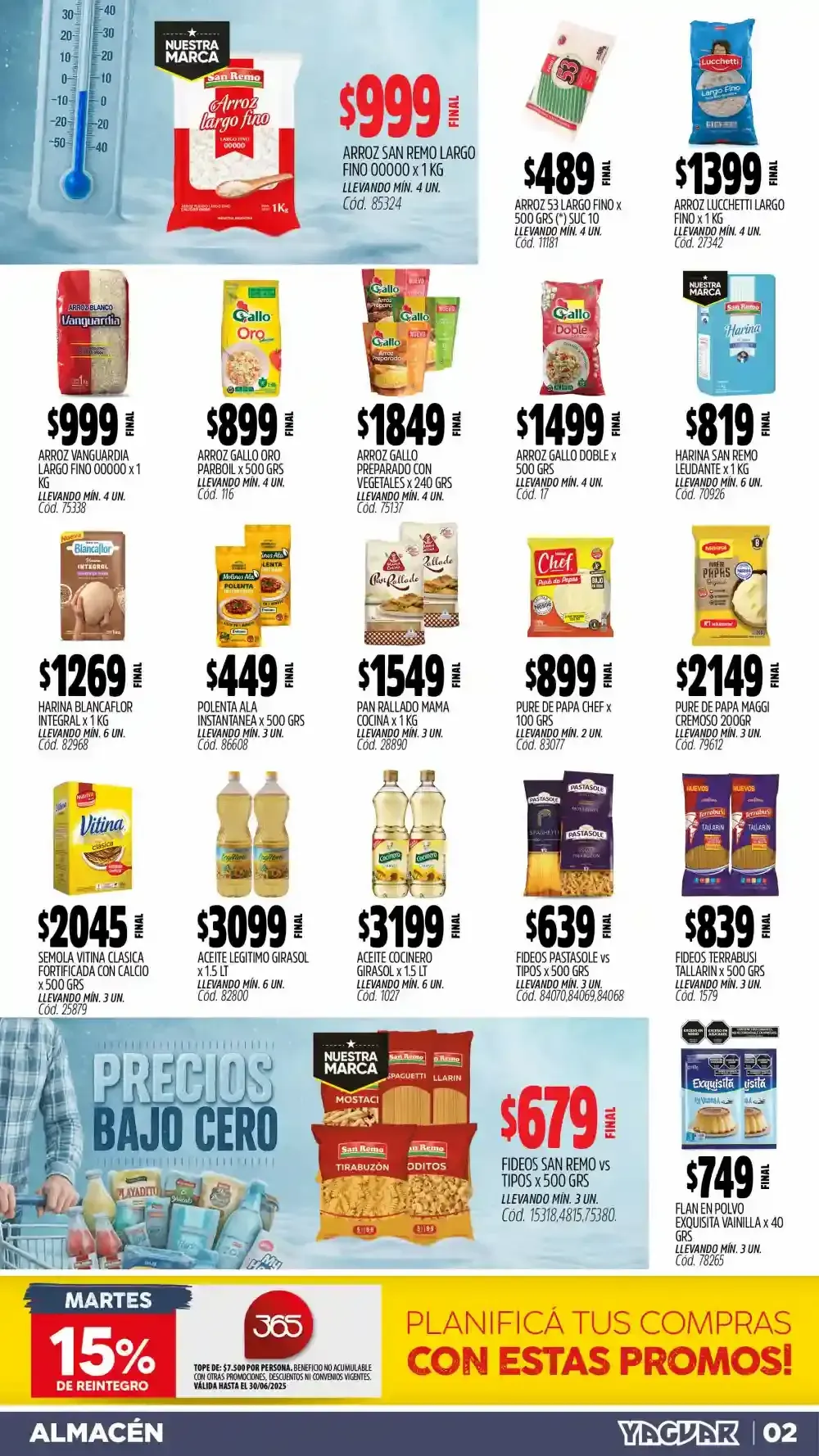 Ofertas de Ofertas Yaguar - Últimos catálogos 5 de junio al 9 de junio 2025 - Página 3 del catálogo