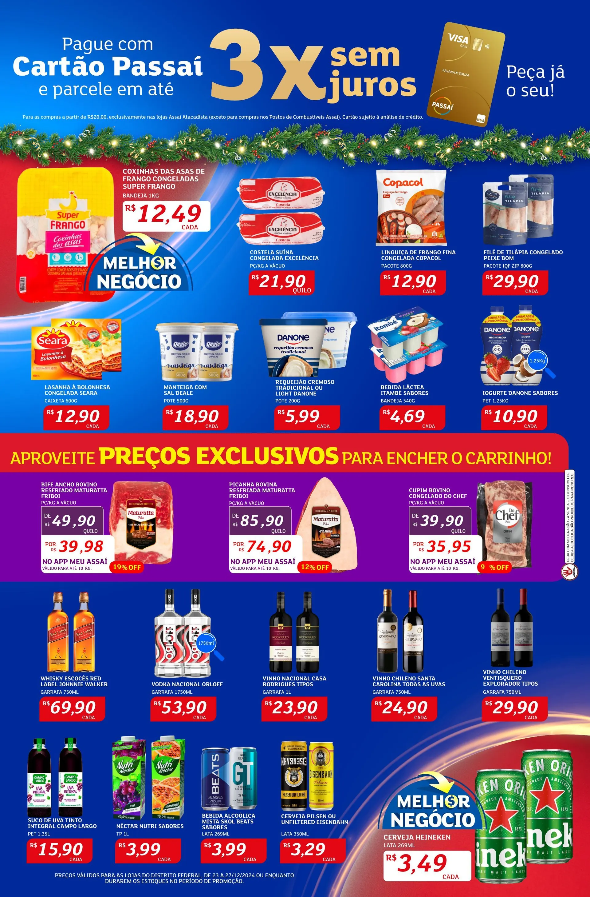 Encarte de Natal em Assaí Atacadista 23 de dezembro até 27 de dezembro 2024 - Pagina 3