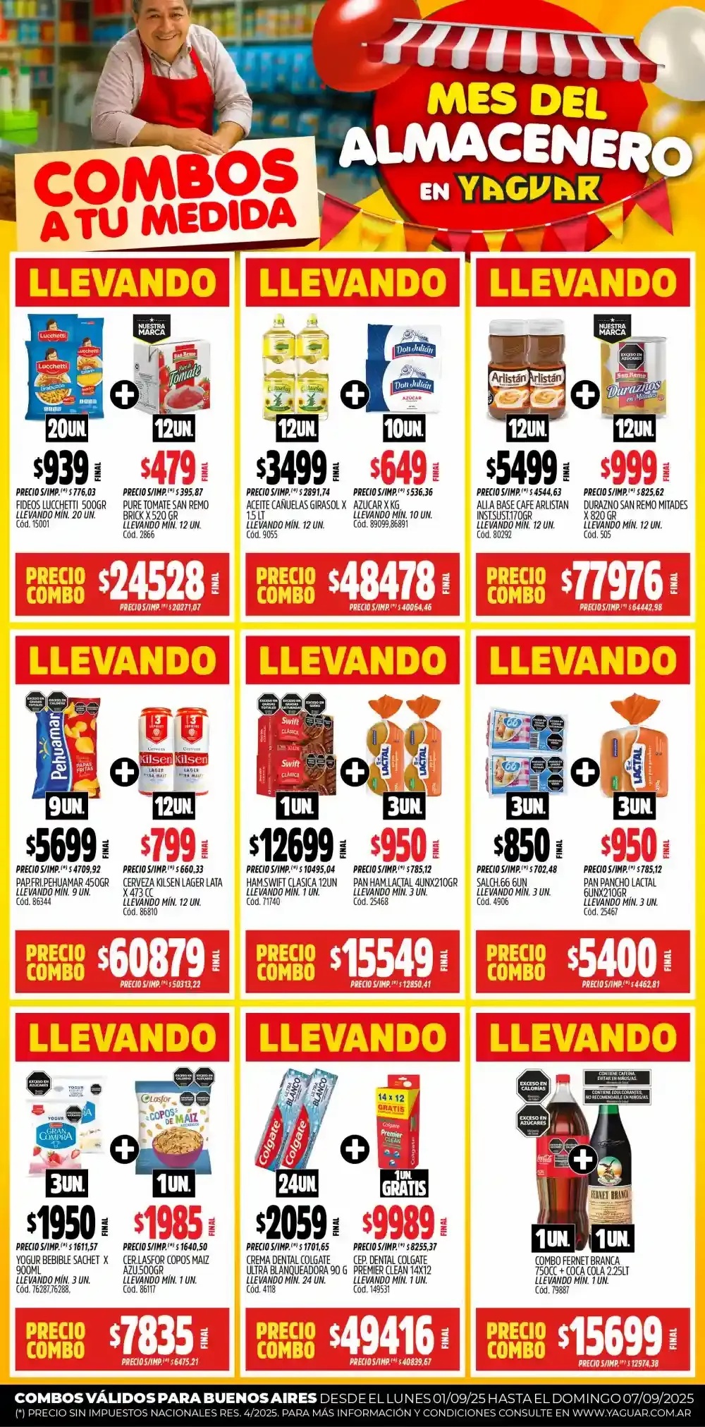 Ofertas de Ofertas Yaguar  1 de septiembre al 7 de septiembre 2025 - Página 3 del catálogo