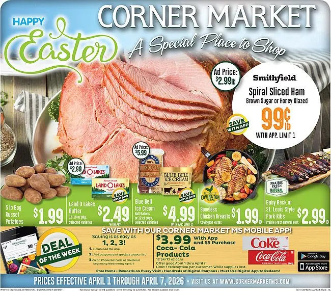 Weekly ad Corner Market weekly ads from April 1 to April 7 2026 - Page 