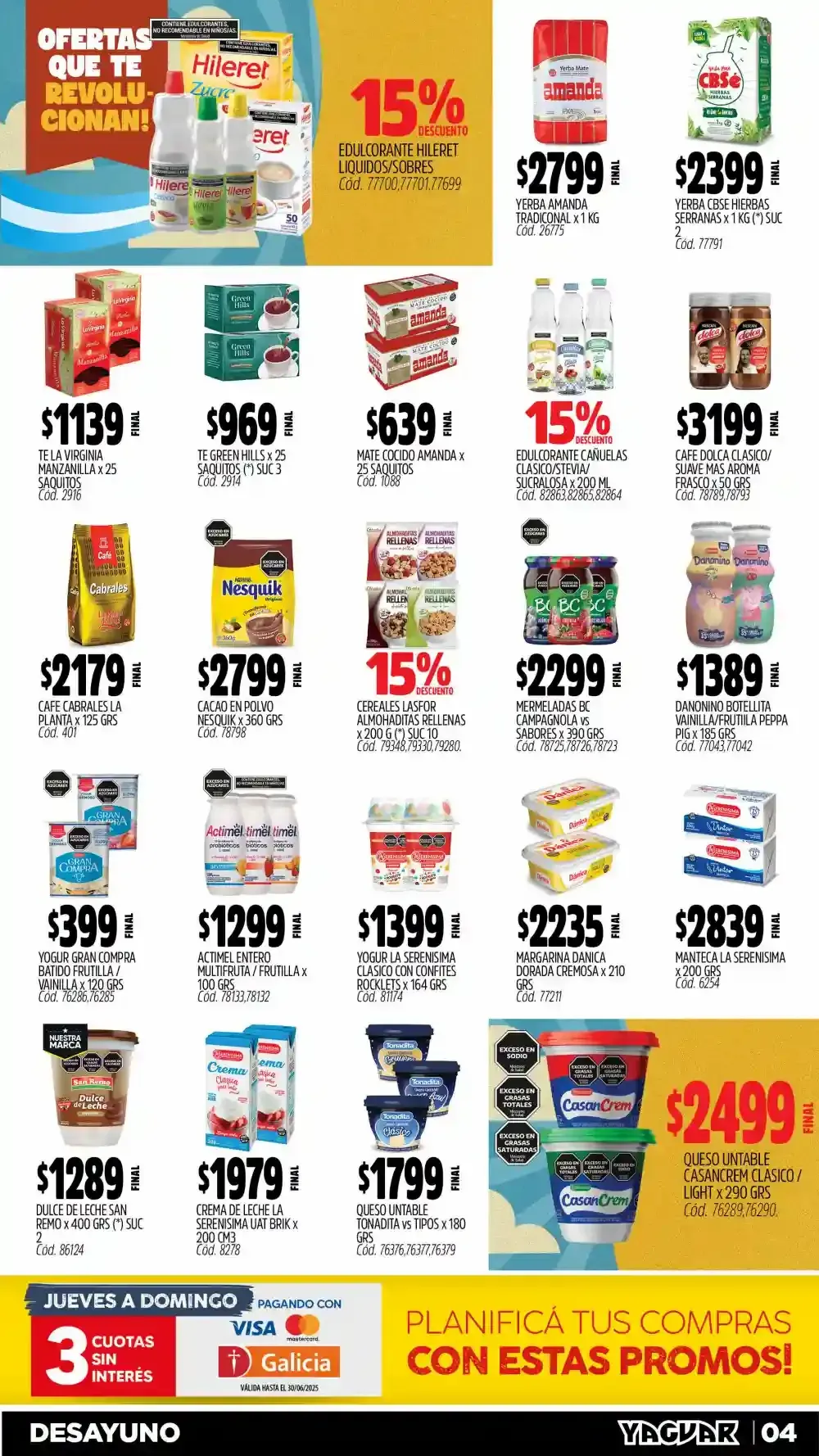Ofertas de Yaguar Ofertas 12 de mayo al 18 de mayo 2025 - Página 4 del catálogo