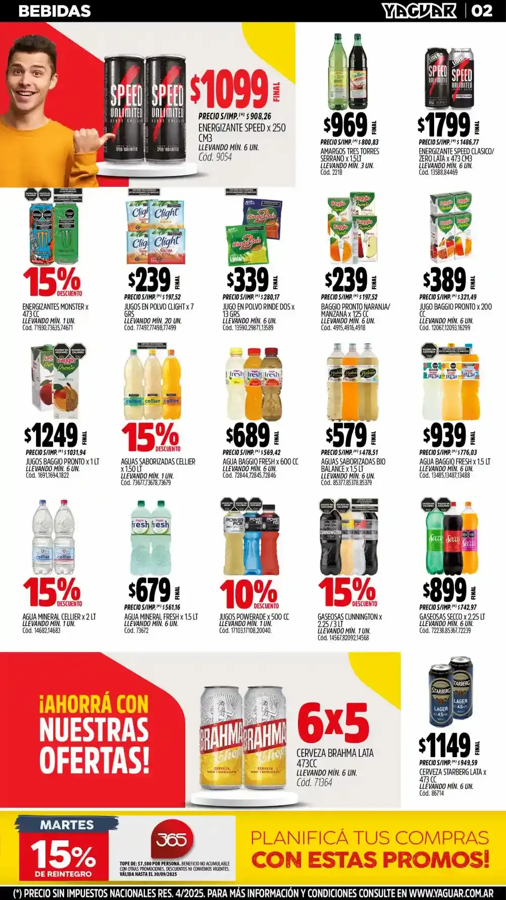 Ofertas de Ofertas Yaguar - Últimos catálogos 8 de septiembre al 15 de septiembre 2025 - Página 4 del catálogo