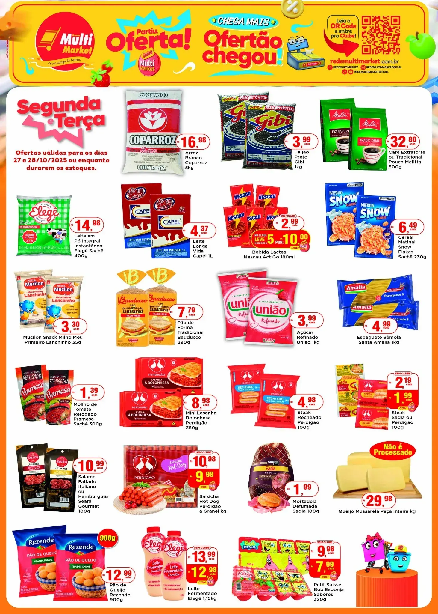 Encarte de Folhetos Rede Multi Market 27 de outubro até 29 de outubro 2025 - Pagina