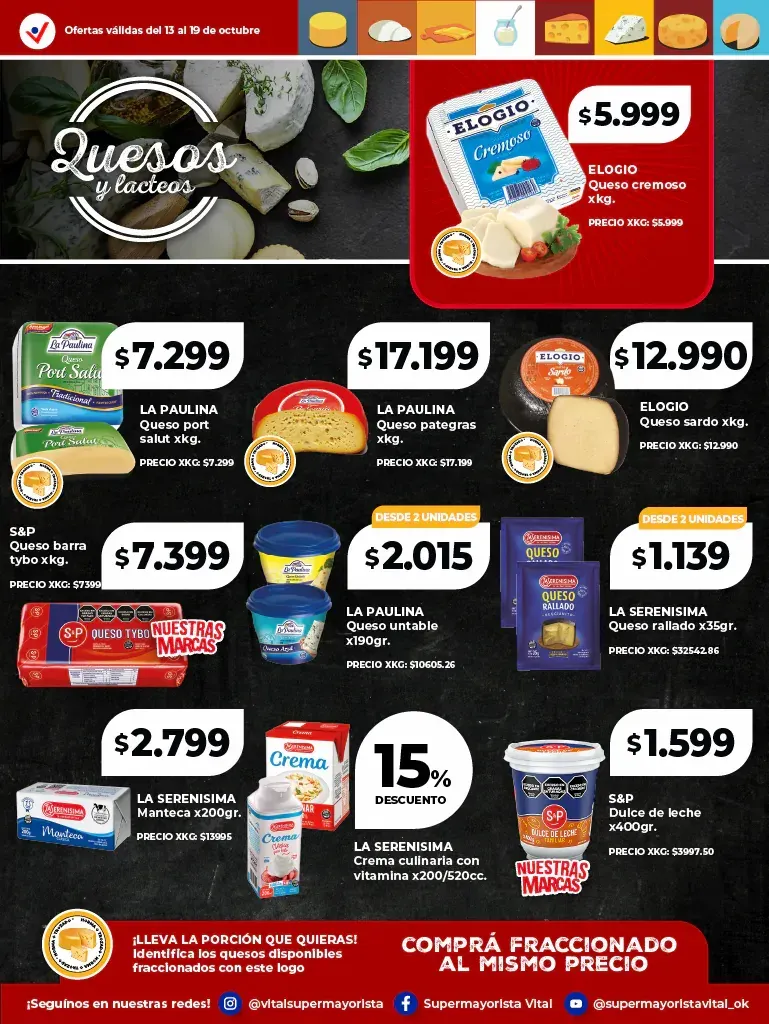 Ofertas de Vital catálogo Ofertas 13 de octubre al 19 de octubre 2025 - Página 11 del catálogo