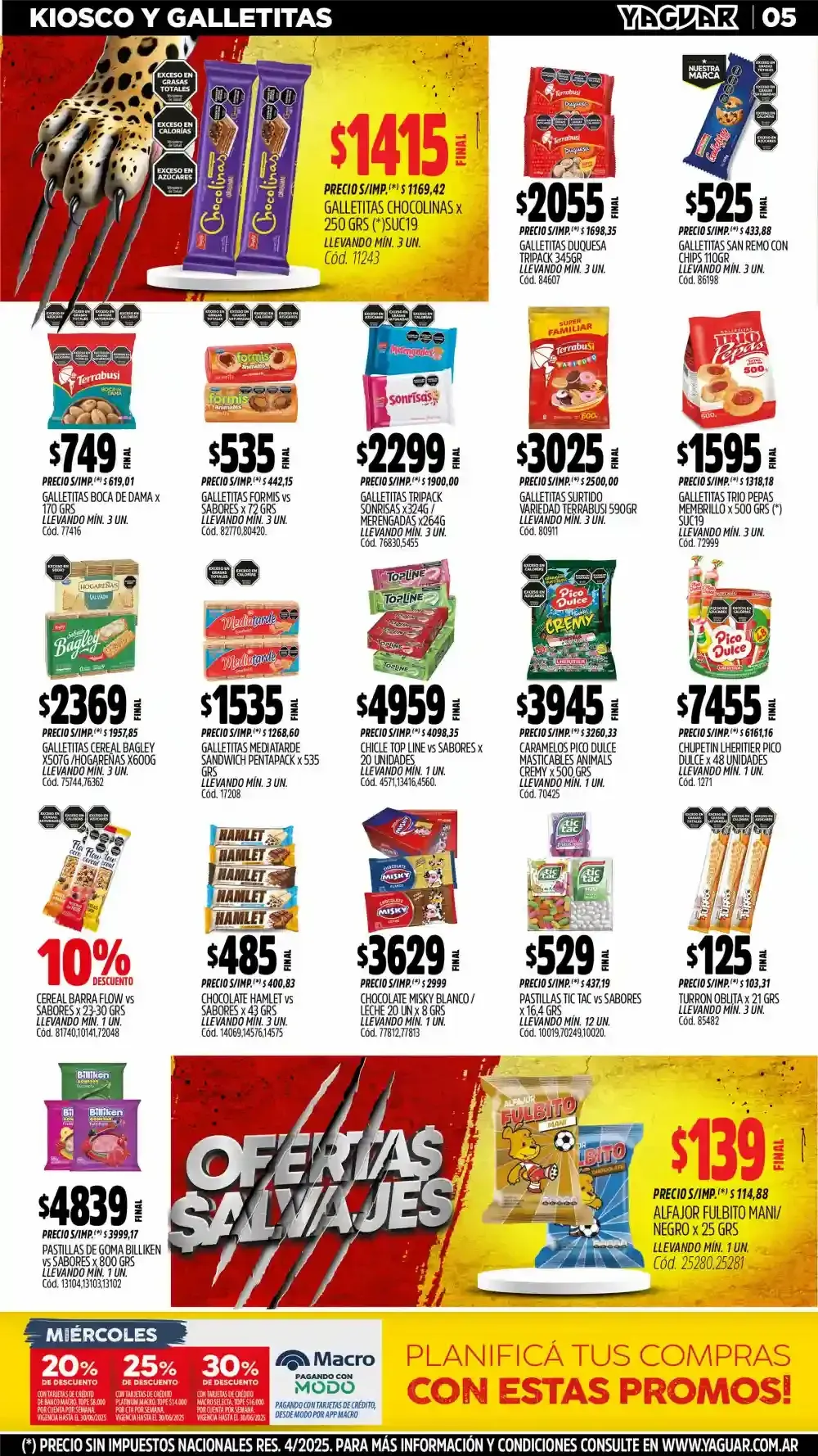 Ofertas de Ofertas Yaguar 30 de junio al 5 de julio 2025 - Página 5 del catálogo
