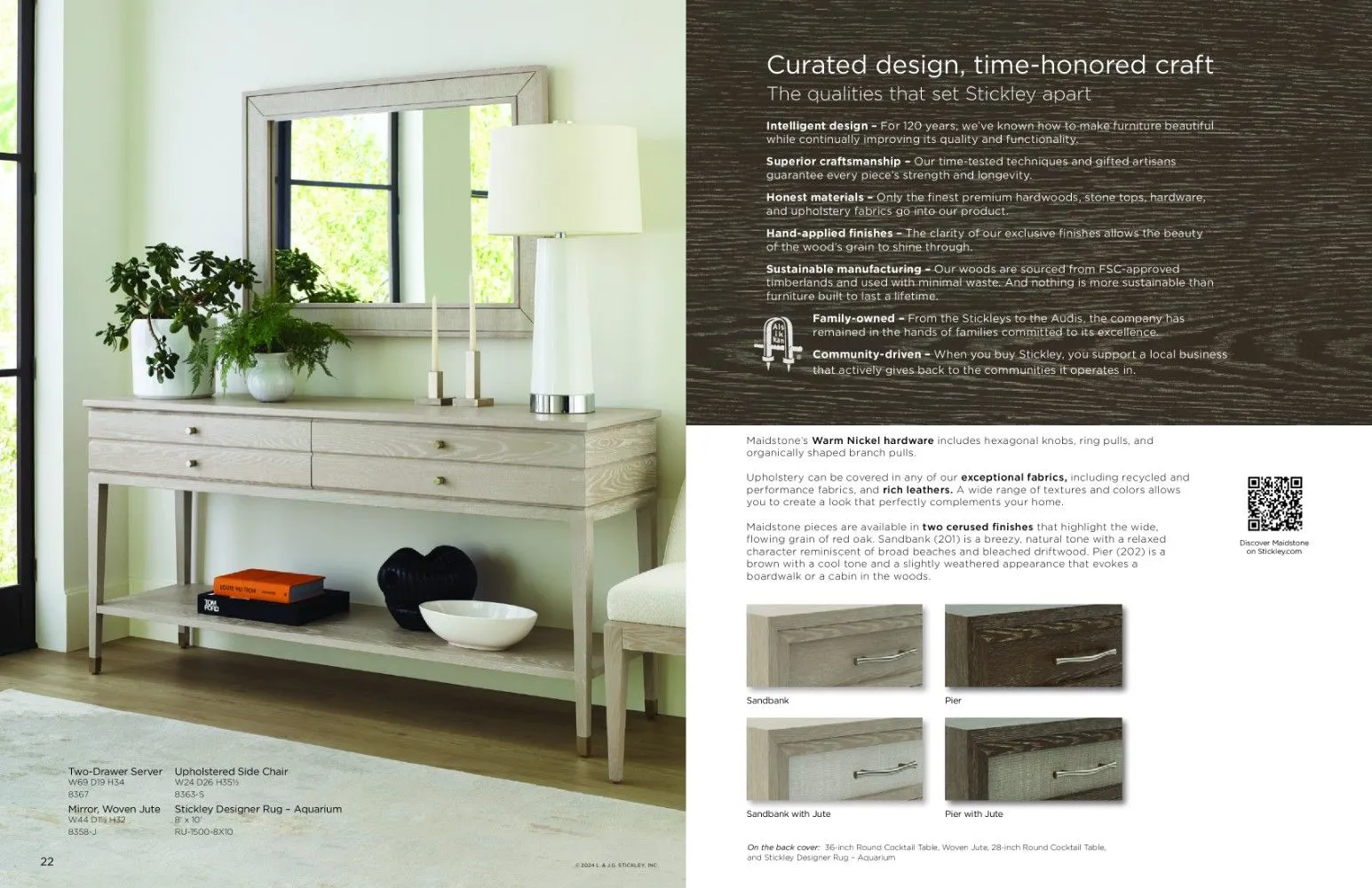 Weekly ad Maidstone Catalog - Stickley Furniture from November 22 to January 1 2026 - Page 11