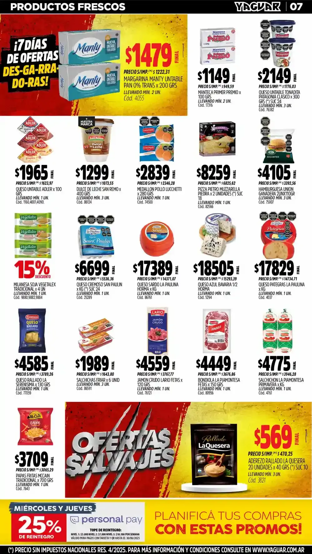 Ofertas de Ofertas Yaguar 30 de junio al 5 de julio 2025 - Página 6 del catálogo