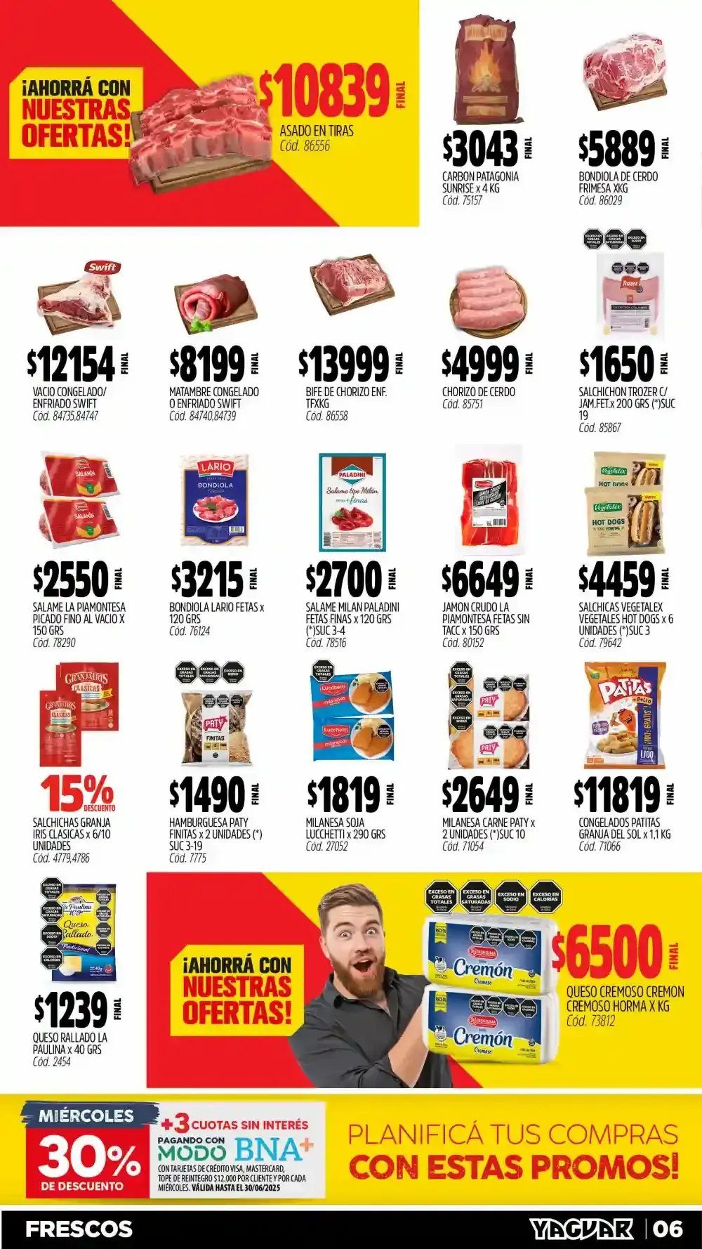 Ofertas de  Yaguar Ofertas 14 de abril al 20 de abril 2025 - Página 6 del catálogo