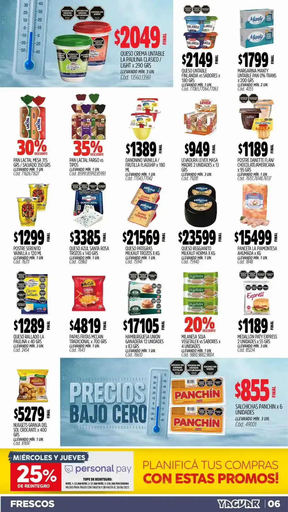 Ofertas de Ofertas Yaguar 9 de junio al 15 de junio 2025 - Página 6 del catálogo