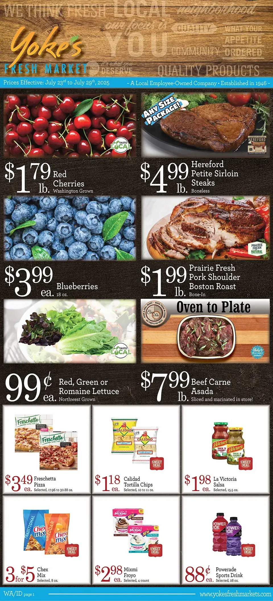 Weekly ad Yoke's Fresh Market Sales from July 23 to July 29 2025 - Page