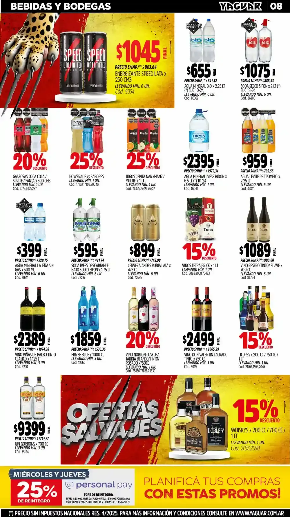 Ofertas de Ofertas Yaguar 30 de junio al 5 de julio 2025 - Página 7 del catálogo