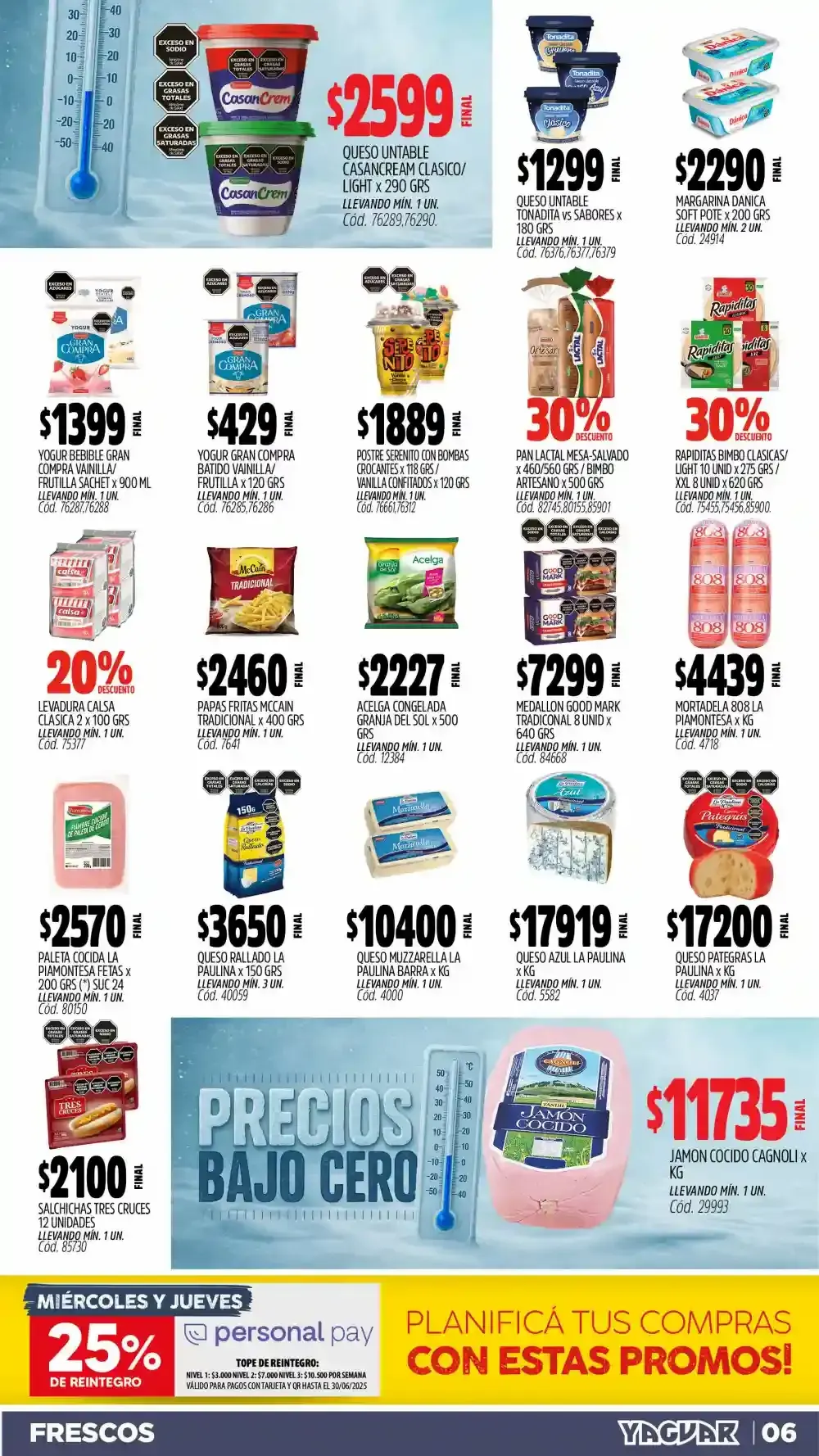 Ofertas de Ofertas Yaguar - Últimos catálogos 5 de junio al 9 de junio 2025 - Página 7 del catálogo