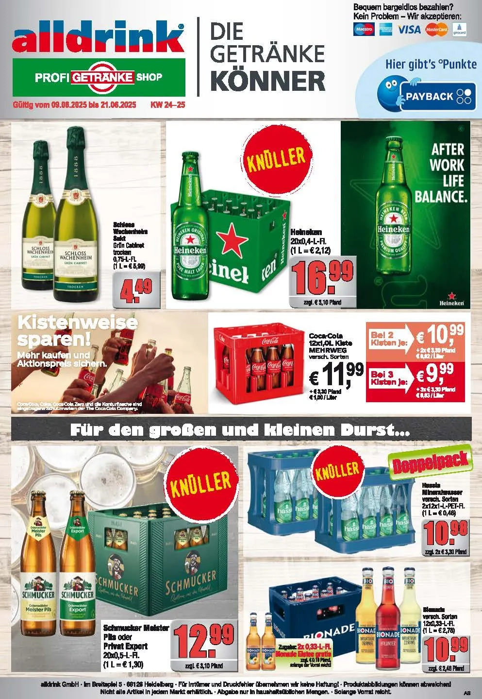  Alldrink Prospekte von 9. Juni bis 21. Juni 2025 - Prospekt seite 