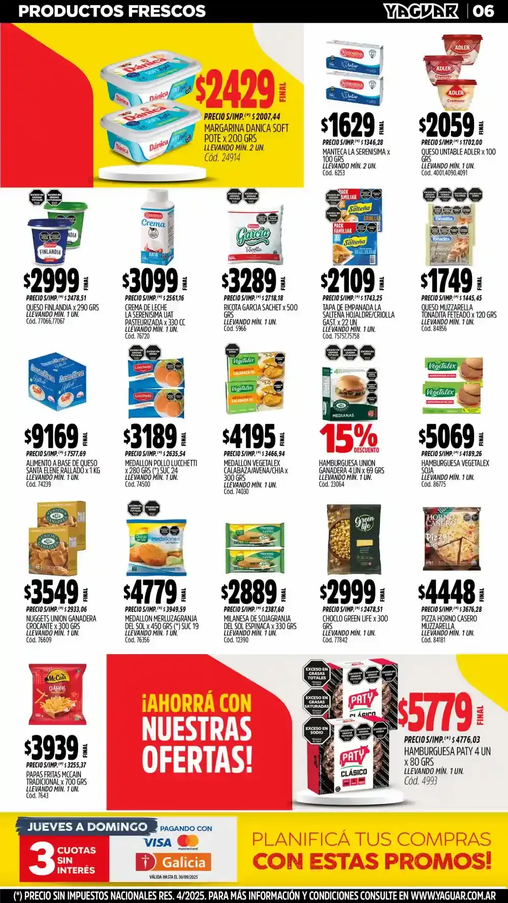 Ofertas de Ofertas Yaguar - Últimos catálogos 8 de septiembre al 15 de septiembre 2025 - Página 8 del catálogo
