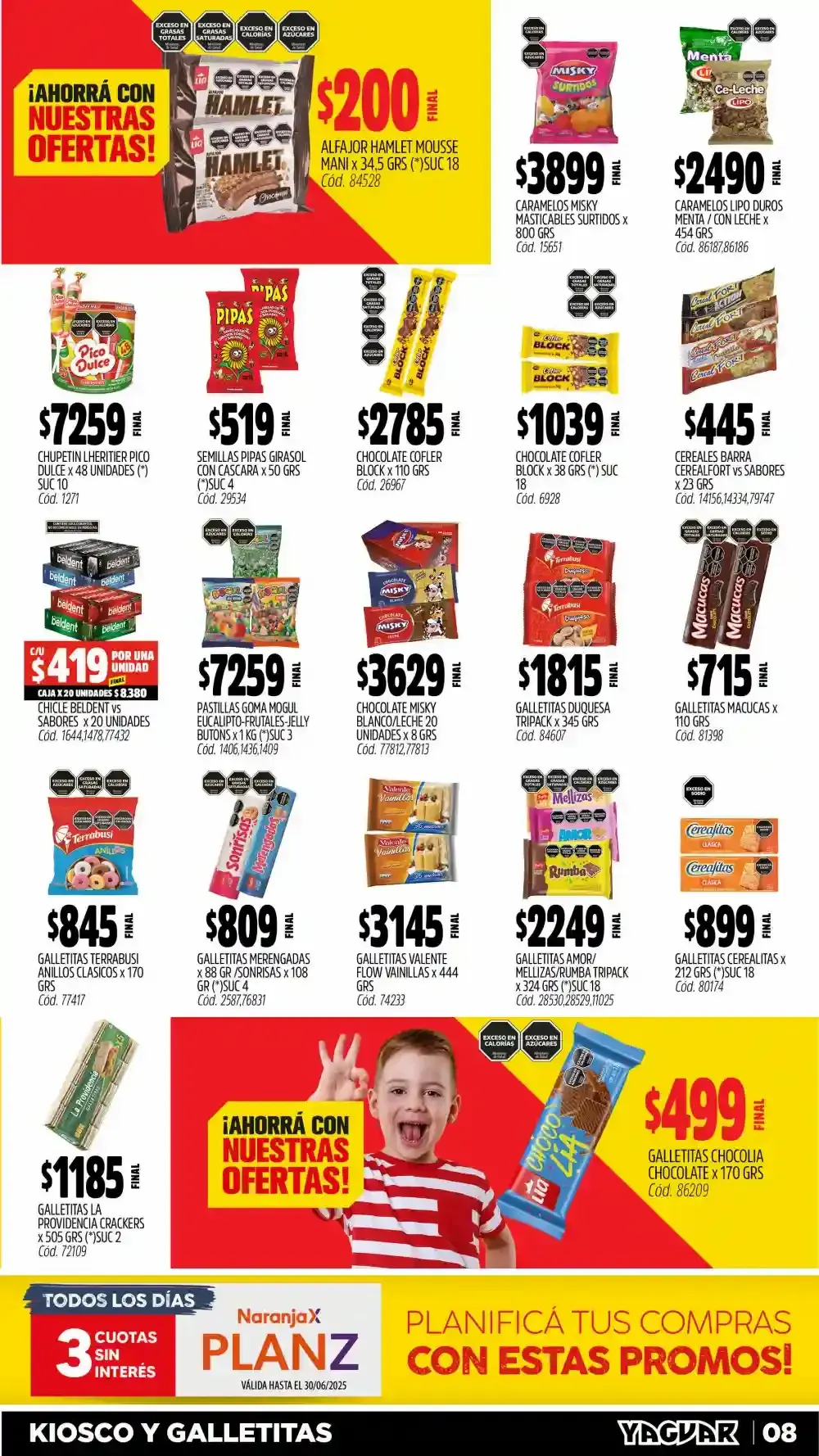 Ofertas de  Yaguar Ofertas 14 de abril al 20 de abril 2025 - Página 8 del catálogo