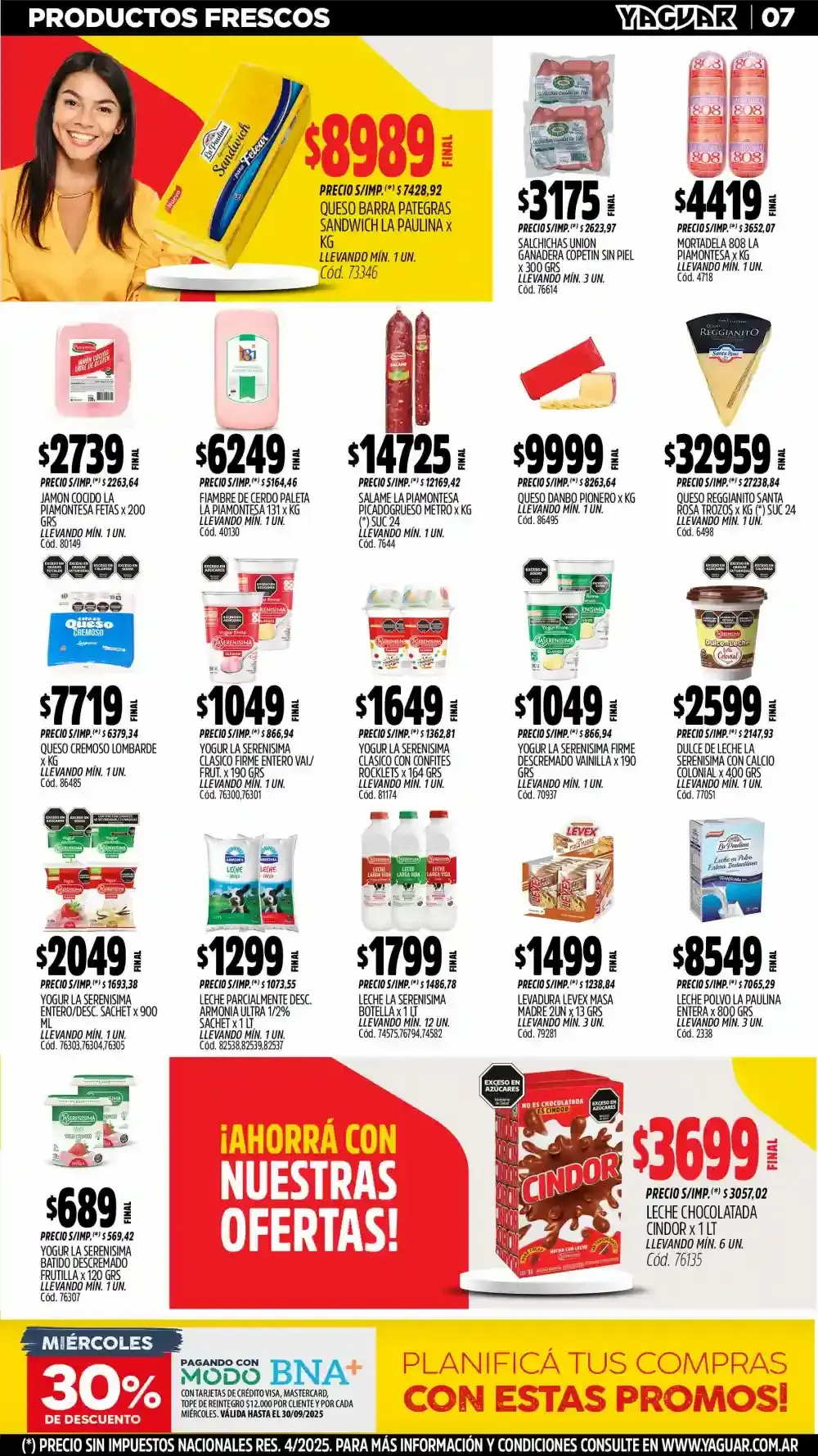 Ofertas de Ofertas Yaguar - Últimos catálogos 8 de septiembre al 15 de septiembre 2025 - Página 9 del catálogo