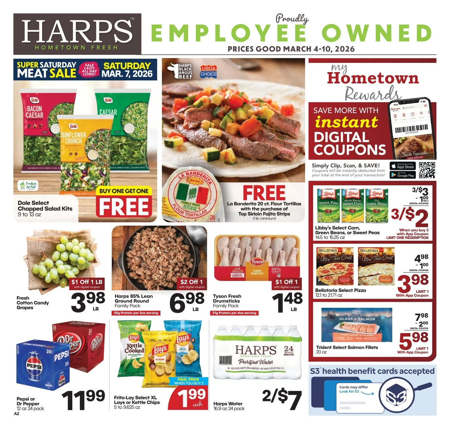 Weekly ad Harps Foods Sales from March 4 to March 10 2026 - Page 1
