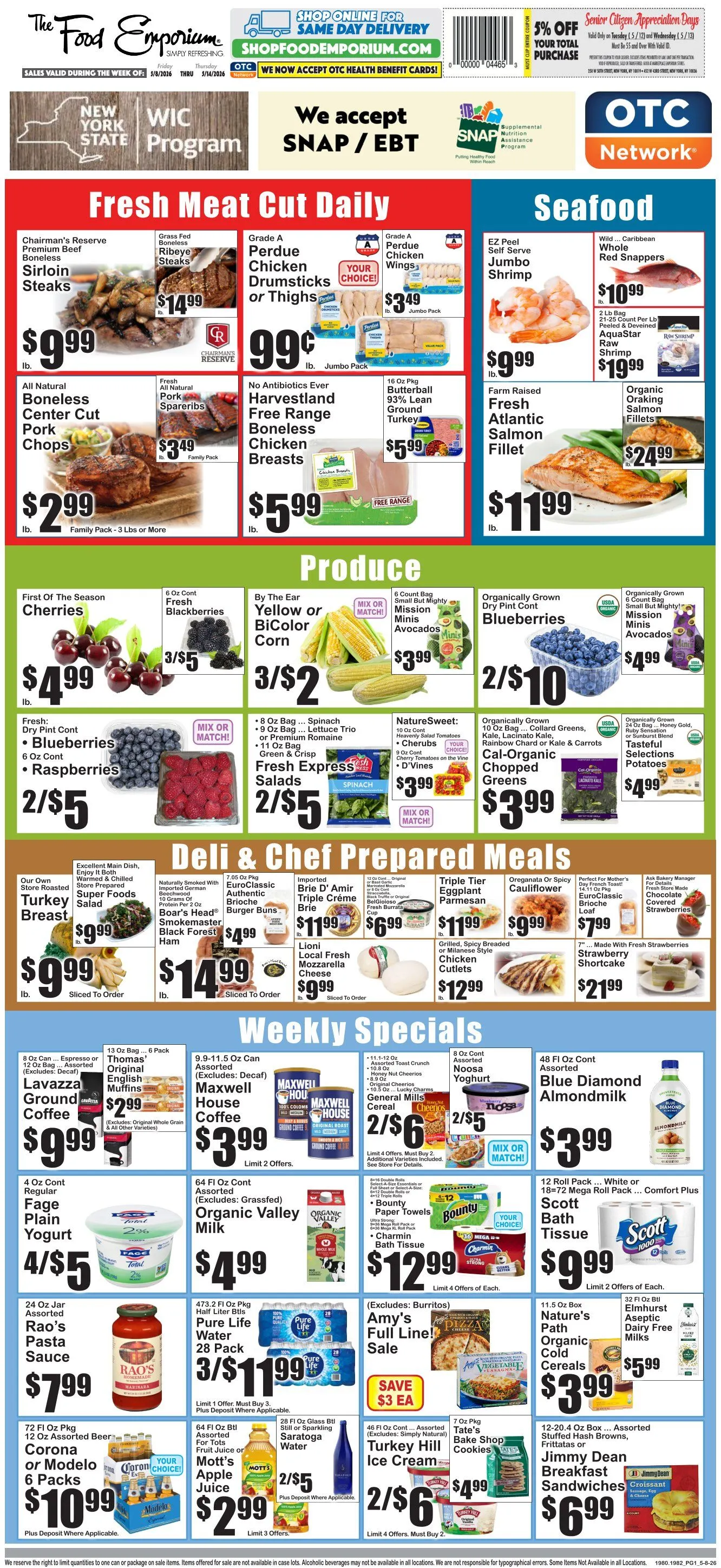 Weekly ad The Food Emporium Sales from May 8 to May 14 2026 - Page 1