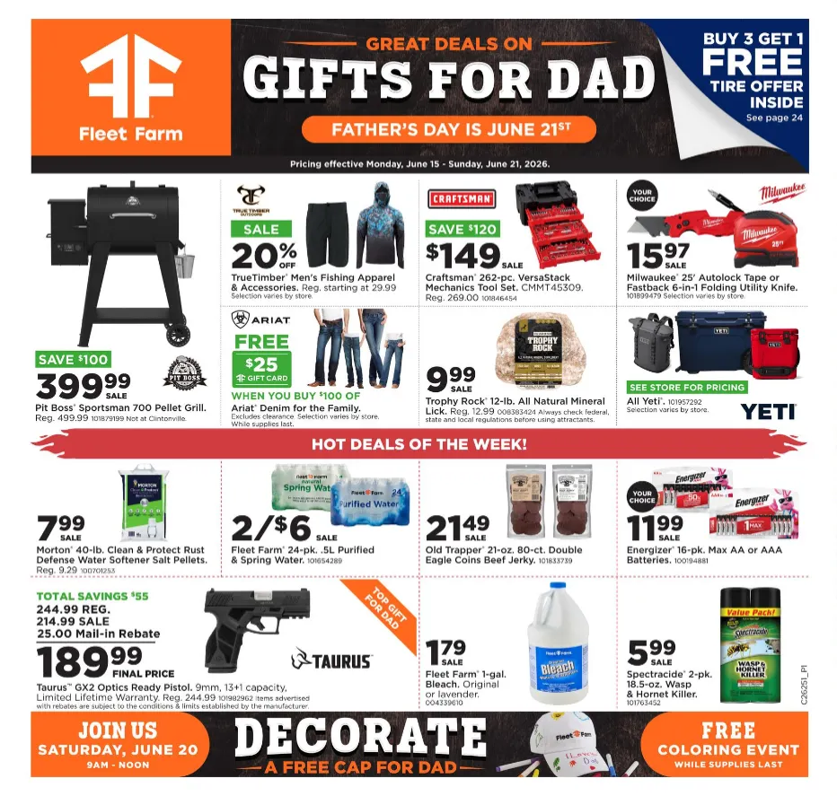 Weekly ad Fleet Farm Sales from June 15 to June 21 2026 - Page 1
