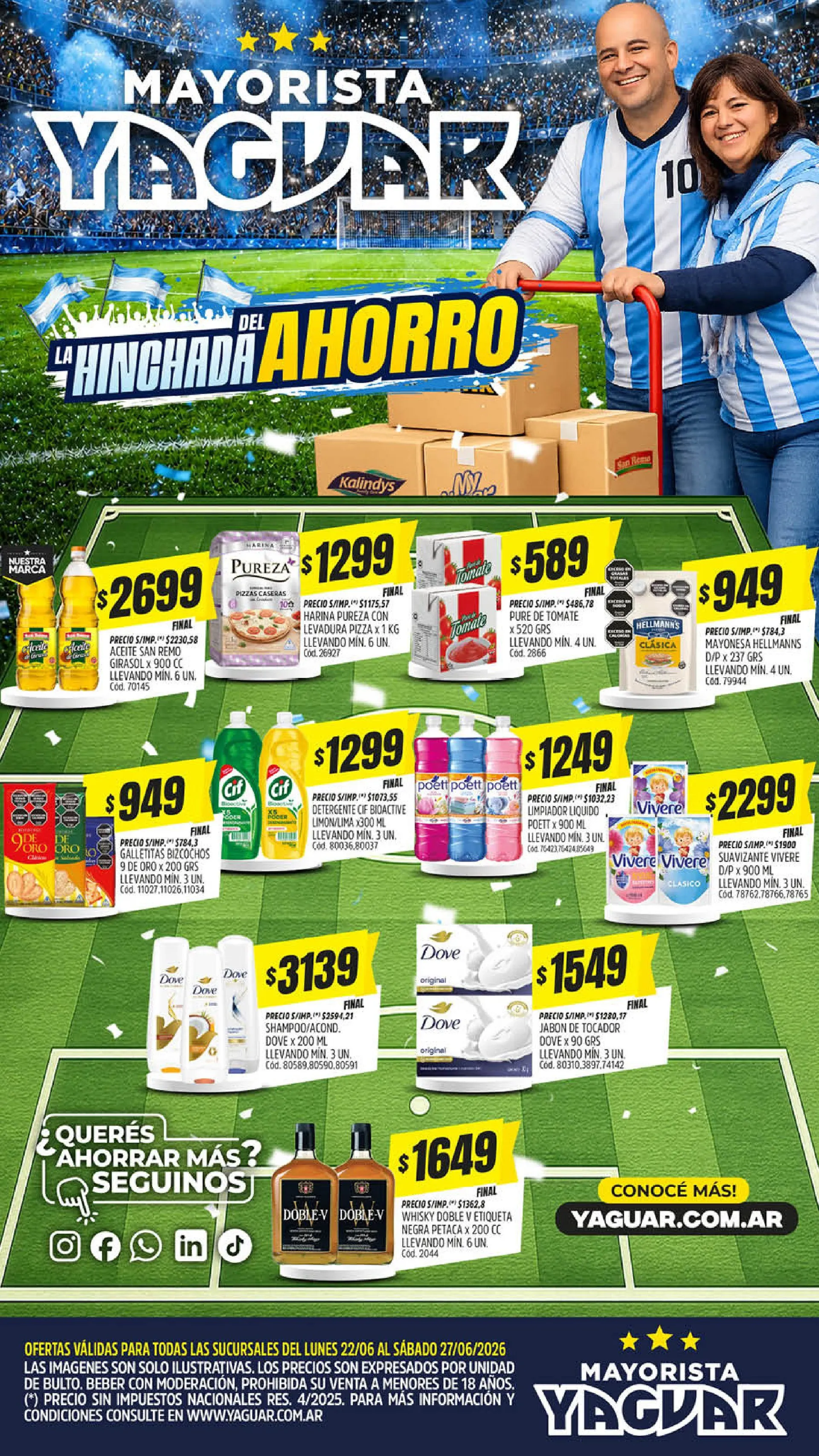Ofertas de Yaguar Ofertas 22 de junio al 27 de junio 2026 - Página 1 del catálogo