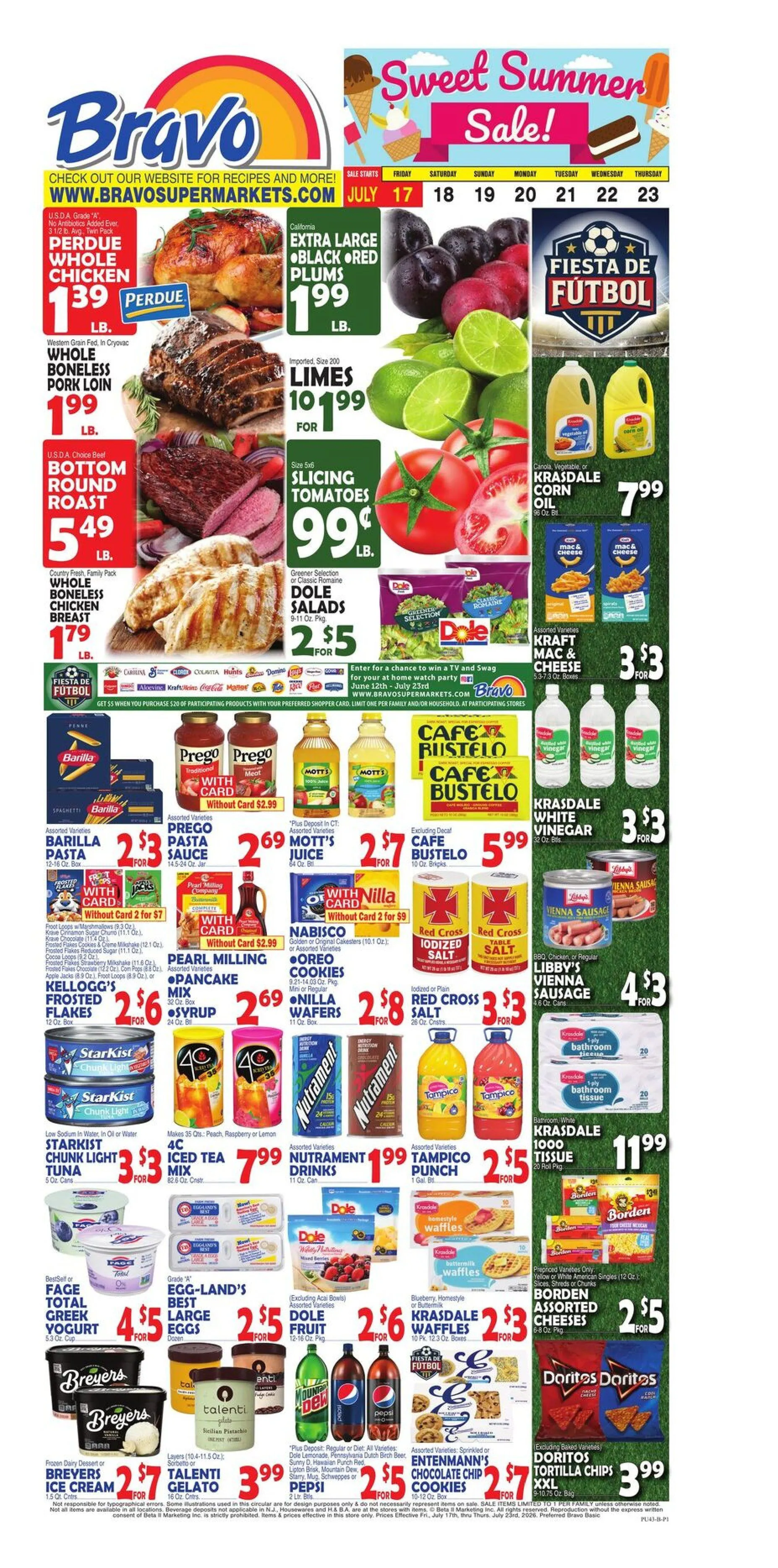 Weekly ad Bravo Supermarkets Sales from July 17 to July 23 2026 - Page