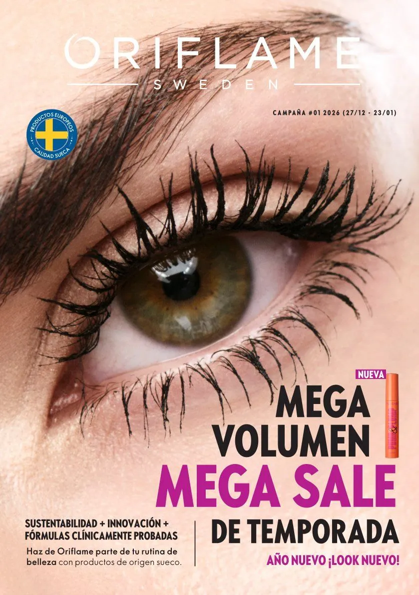 Catalogo de Oriflame Ofertas 26 de diciembre al 27 de enero 2026 - Pag 1
