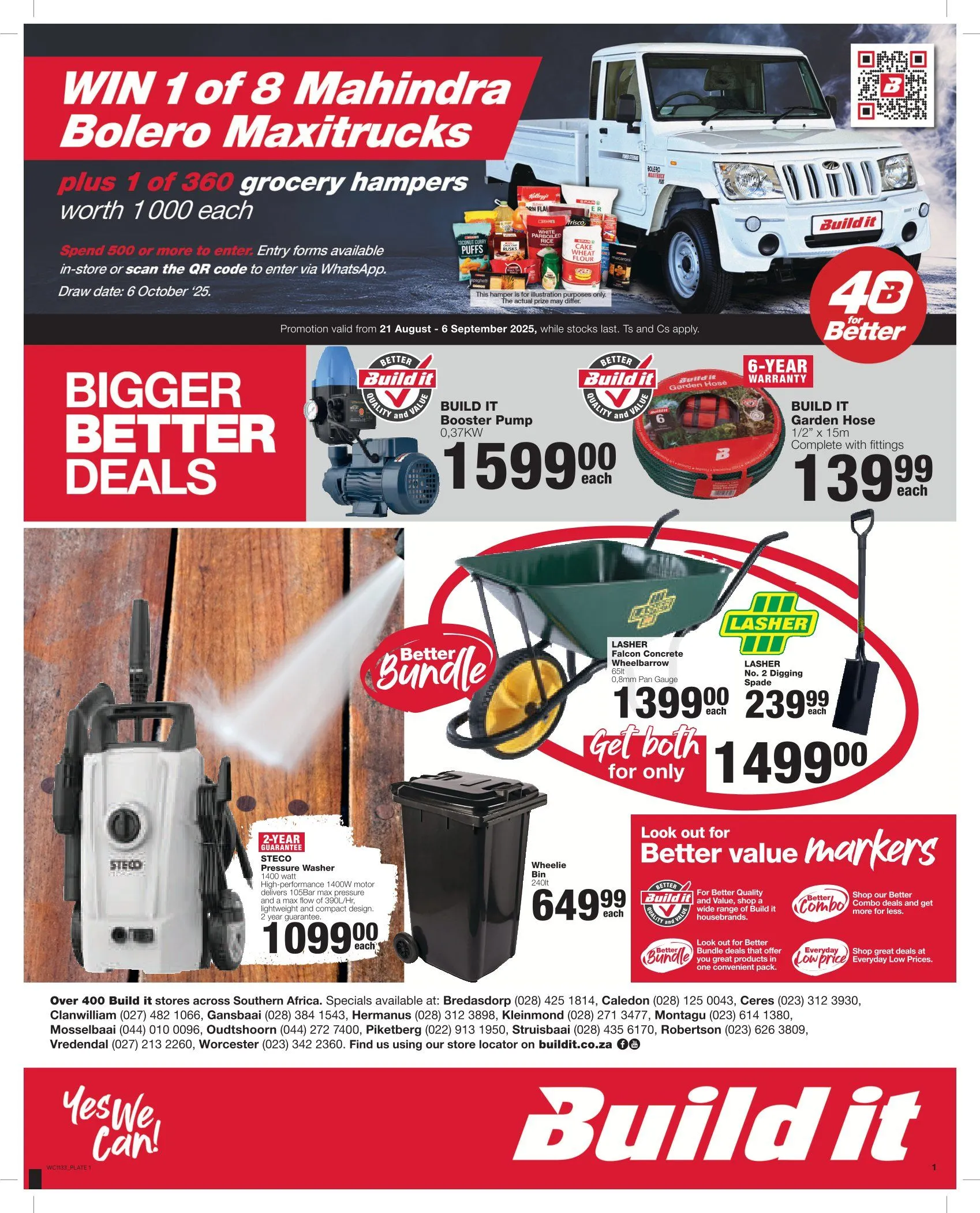 Build It Sales from 21 August to 6 September 2025 - Catalogue Page 1