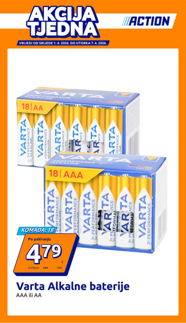 Volantini Action da 1 aprile a 7 aprile di 2026 - Pagina del volantino 1