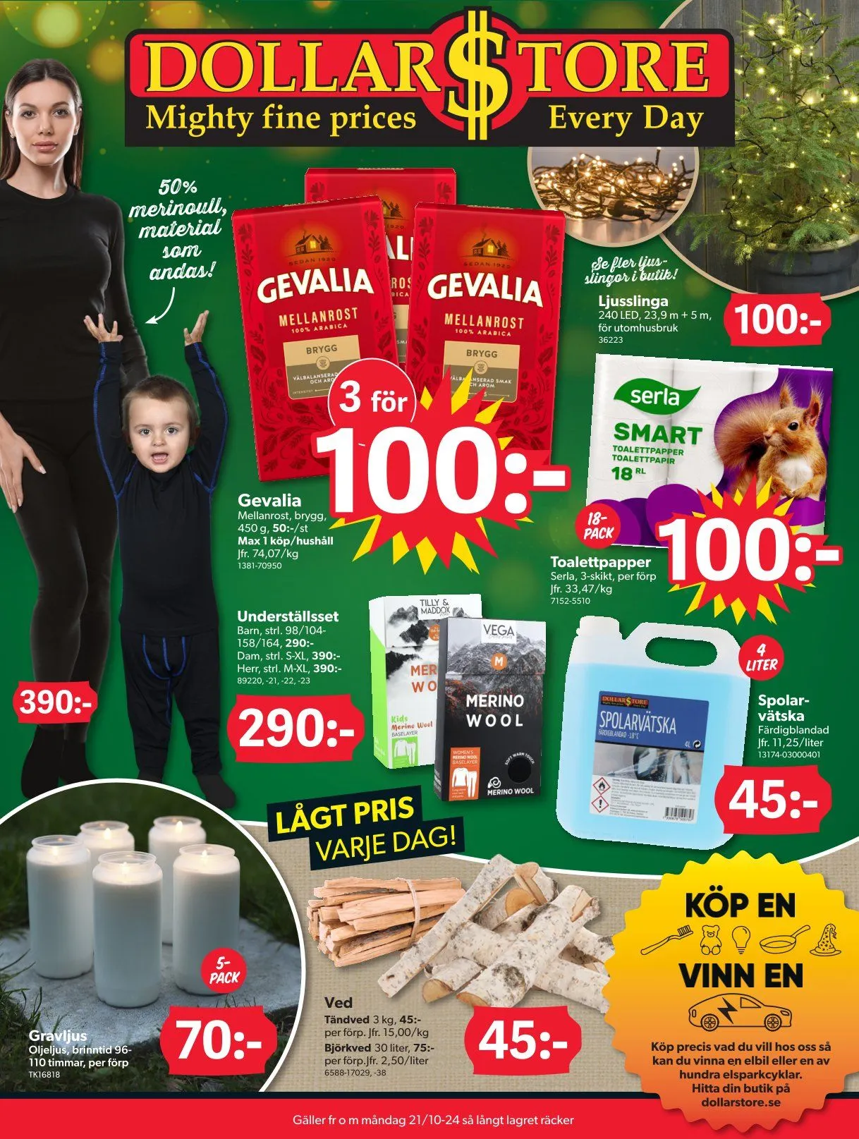 DollarStore Erbjudanden från 22 oktober till 24 oktober 2024 - Reklamblad sidor 