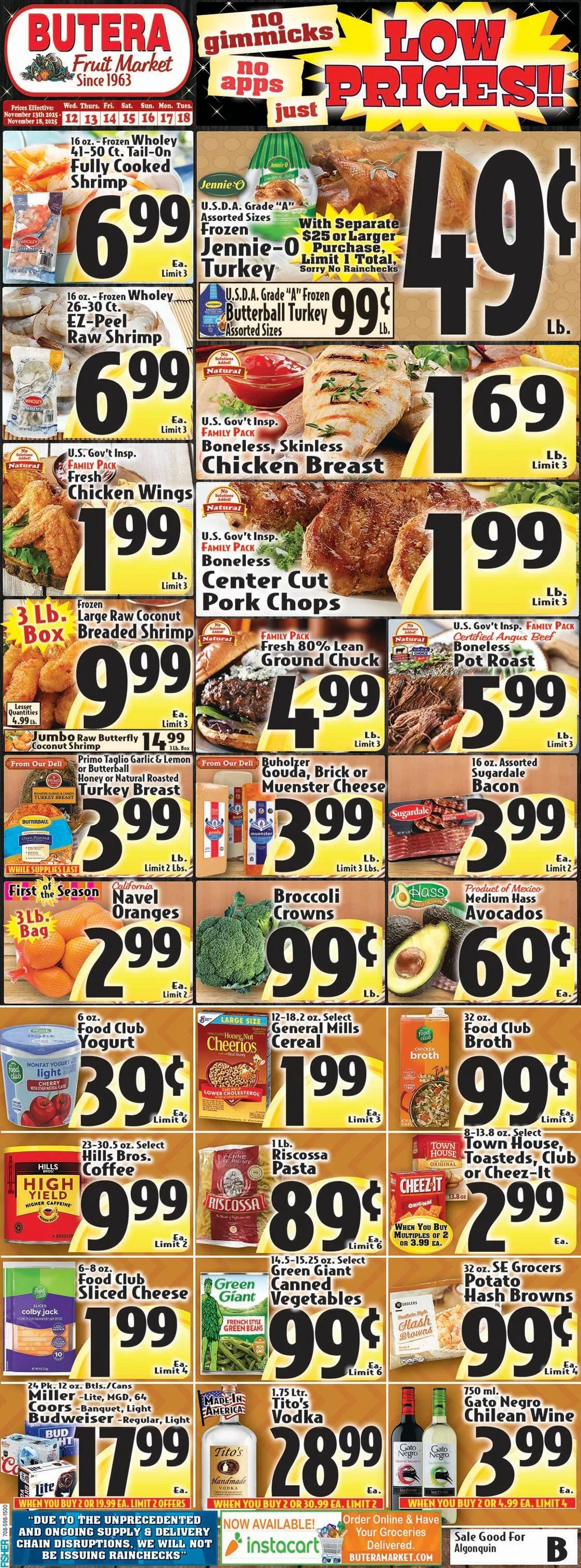 Weekly ad Butera Sales from November 12 to November 18 2025 - Page 1