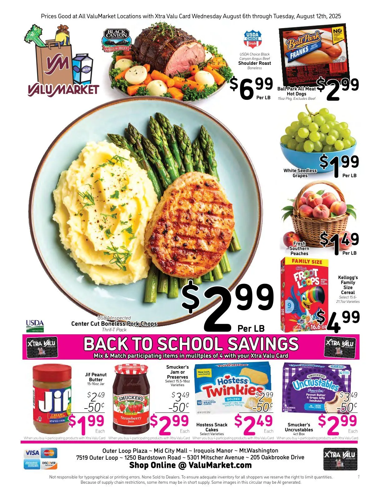 Weekly ad ValuMarket Sales from August 6 to August 13 2025 - Page 