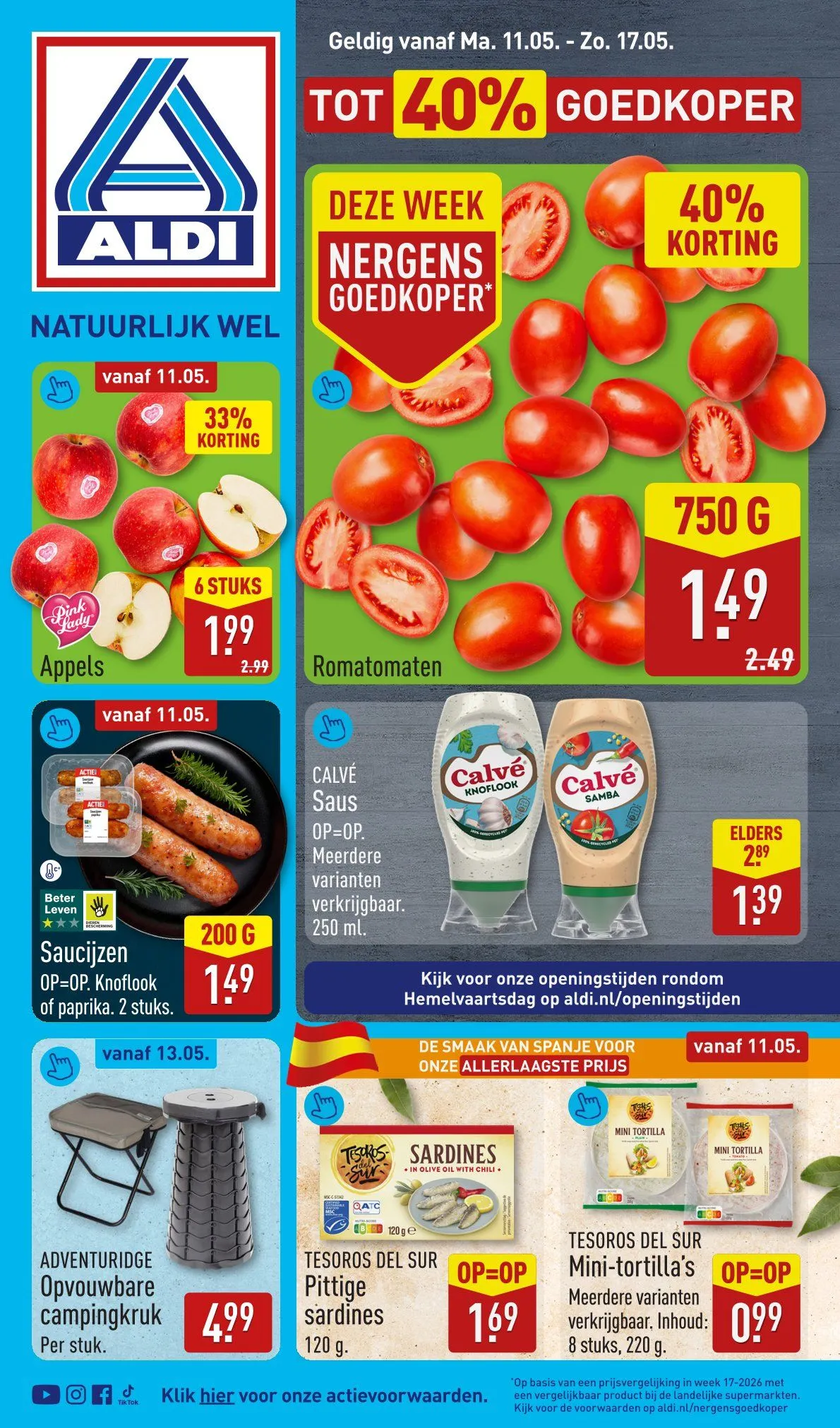 Aldi Folders van 11 mei tot 17 mei 2026 - Folder pagina 1
