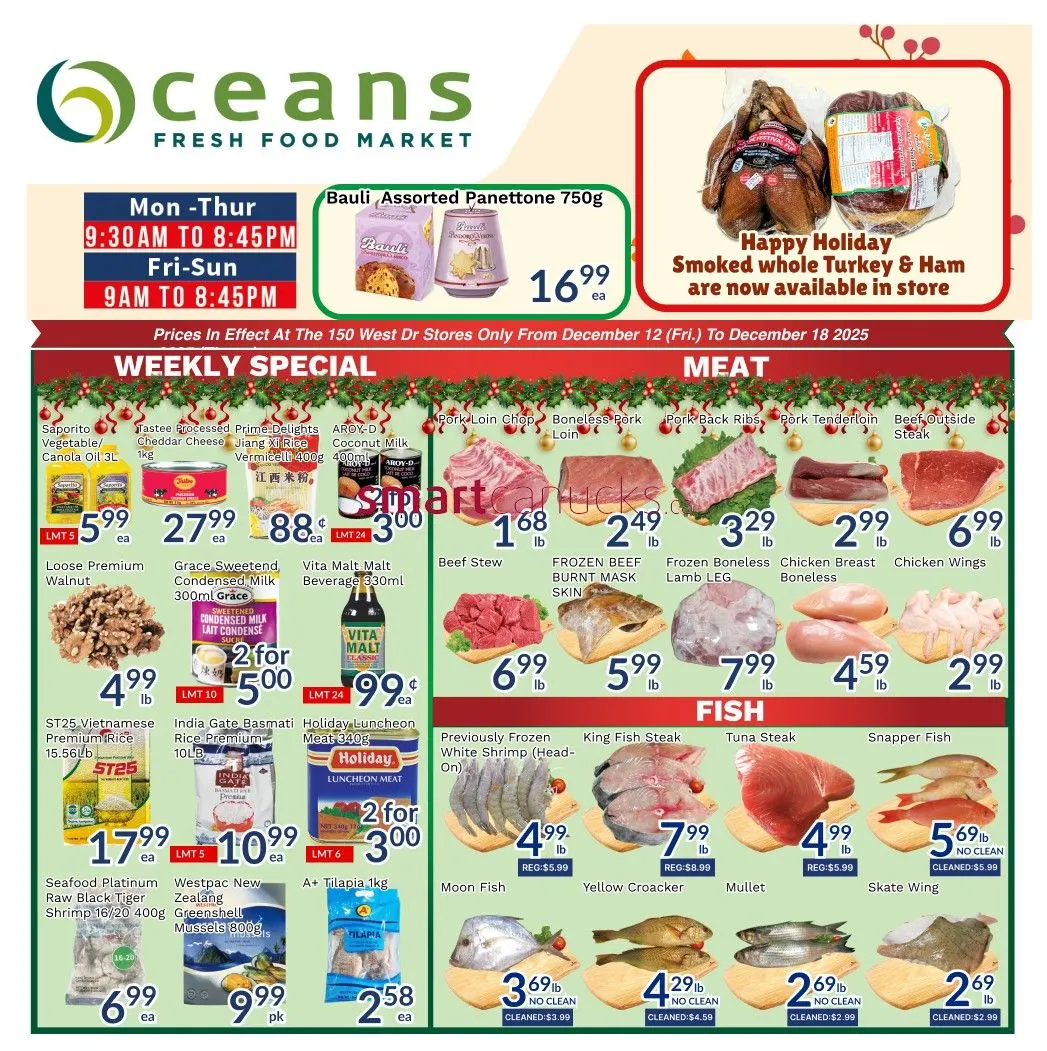Oceans Sales from December 12 to December 18 2025 - flyer page 1