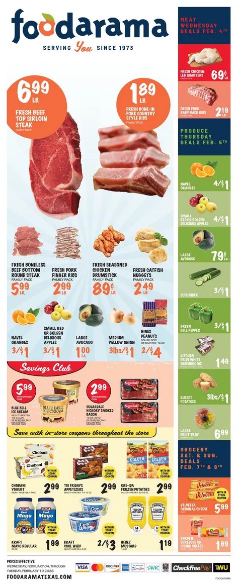 Weekly ad  Foodarama Sales from February 4 to February 10 2026 - Page 1