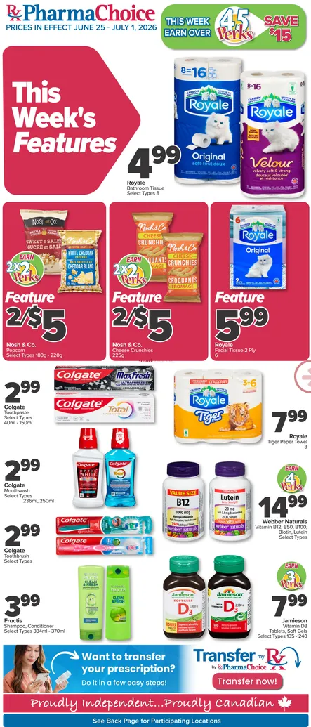  PharmaChoice Sales from June 25 to July 1 2026 - flyer page 1