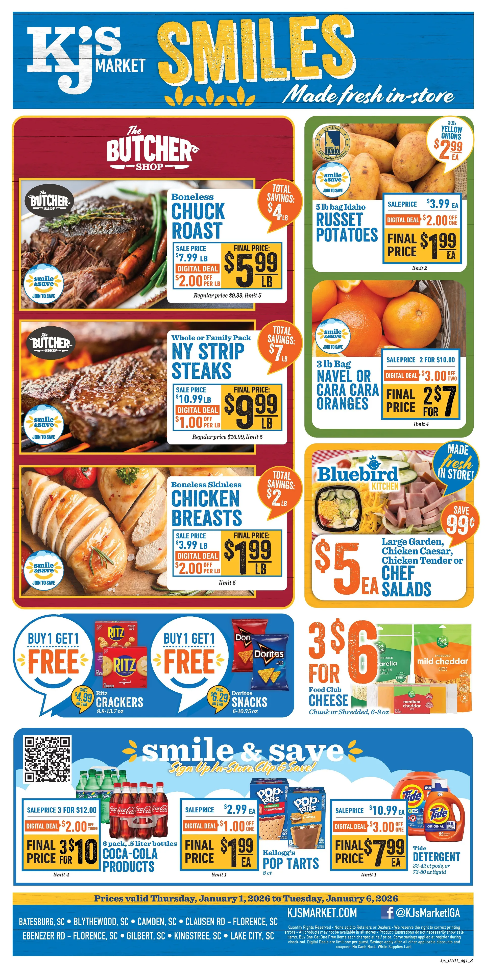 Weekly ad KJ´s Market Sales from January 1 to January 6 2026 - Page 