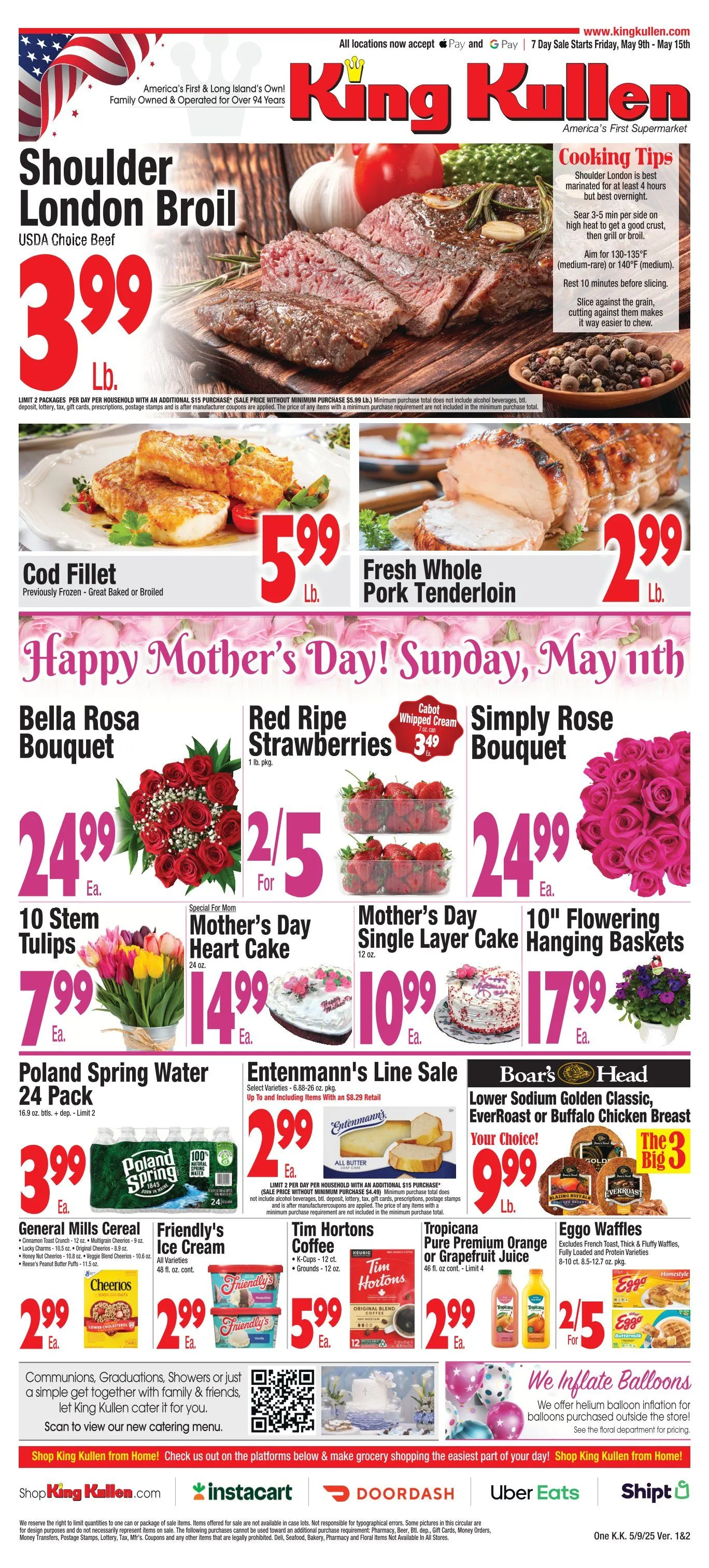 Weekly ad King Kullen Deals from May 9 to May 15 2025 - Page 1