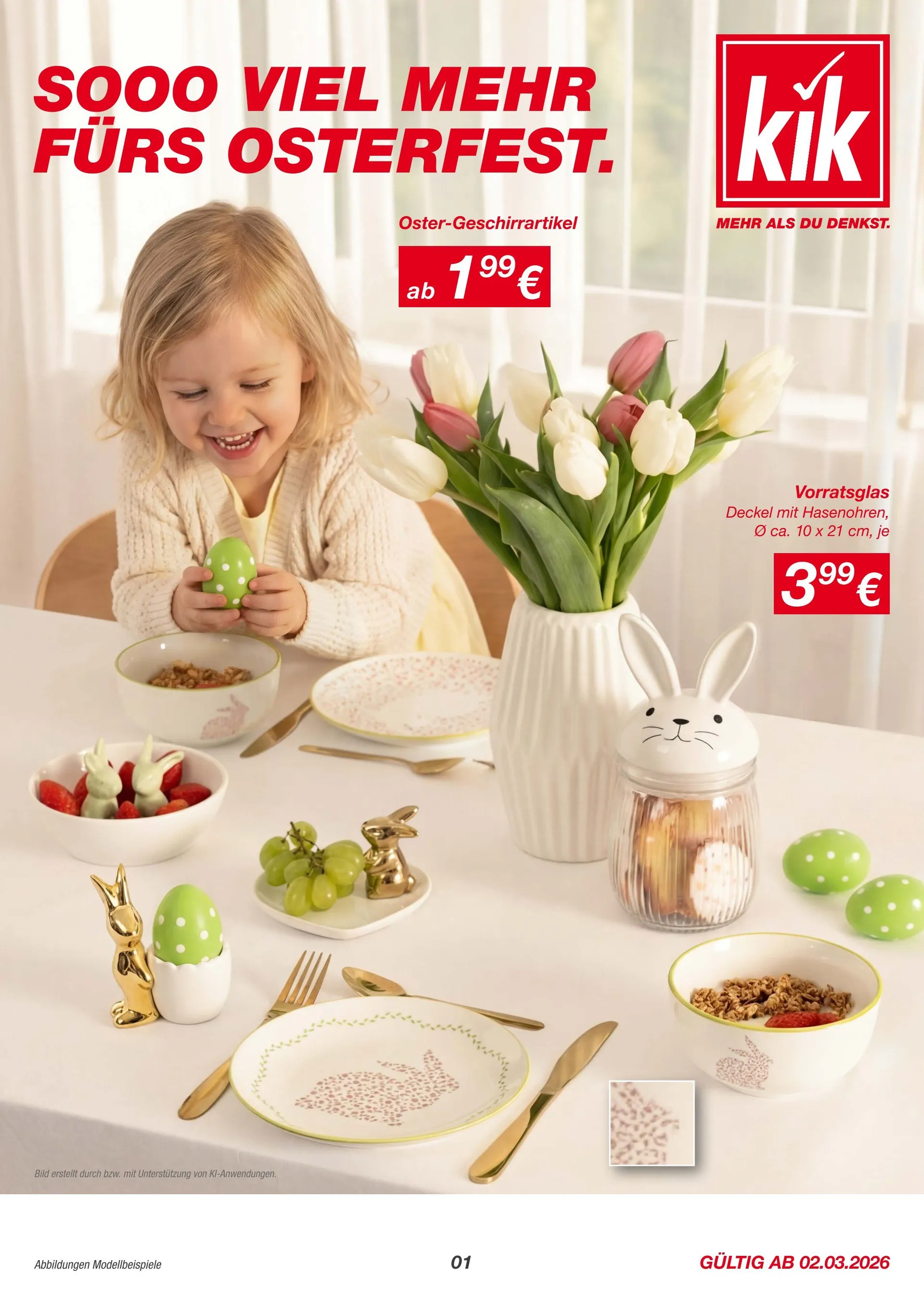 Rabatte von 2. März bis 9. April 2026 - Prospekt seite 1