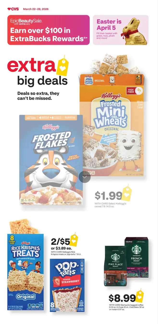 Weekly ad CVS Health Sales from March 22 to March 29 2026 - Page 1